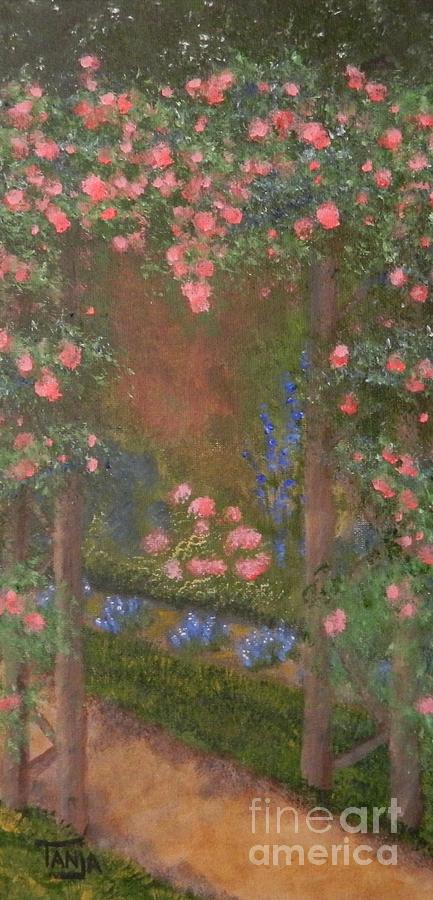 Garden Arbor  By Tanja Beaver Painting
