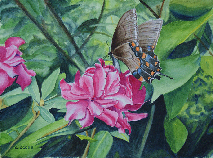 Garden Beauties Painting by Jill Ciccone Pike