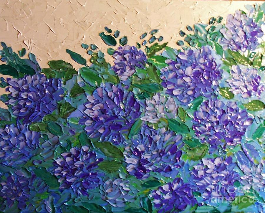 Garden Beauty Painting by Peggy Miller