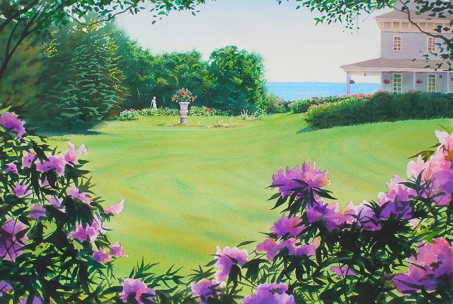 Garden by the Sea Painting by Daniel Dayley