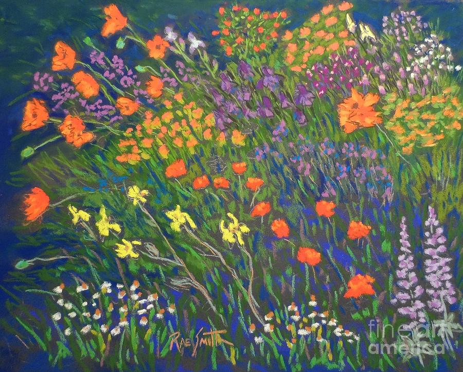 Garden by the Sea Pastel by Rae  Smith