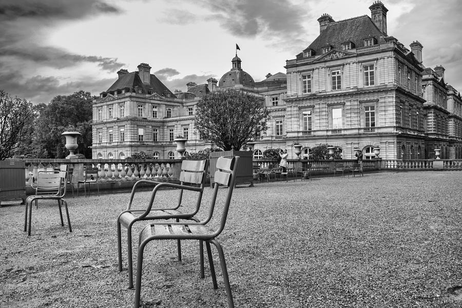 Garden Chairs - Luxembourg Palace Photograph by Georgia Clare