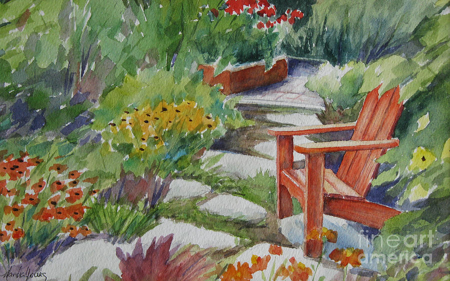 Garden Delight Painting by Marsha Young