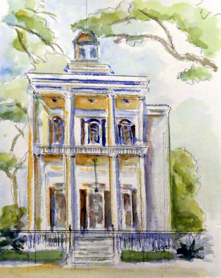 Garden District House III Painting by Jacqueline Juge - Fine Art America