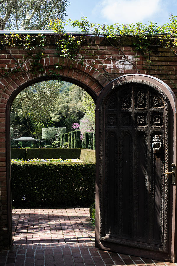 Garden Door at Filoli Photograph by Weir Here And There