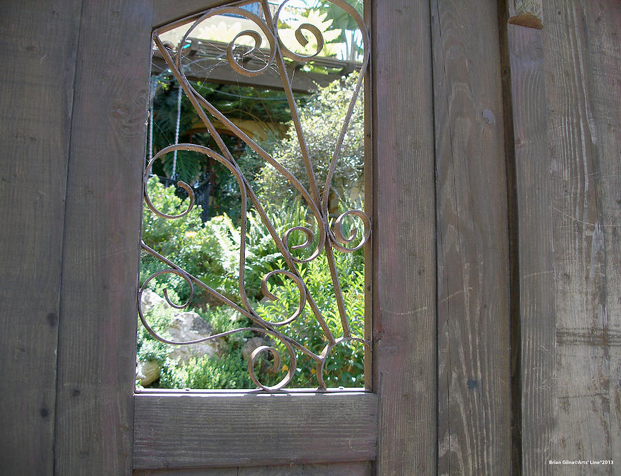 Garden Door Photograph by Brian Gilna