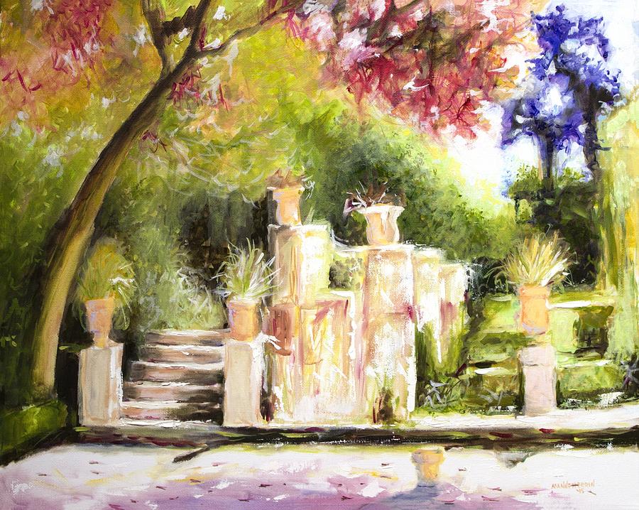 Garden Entrance Painting by Melissa Herrin