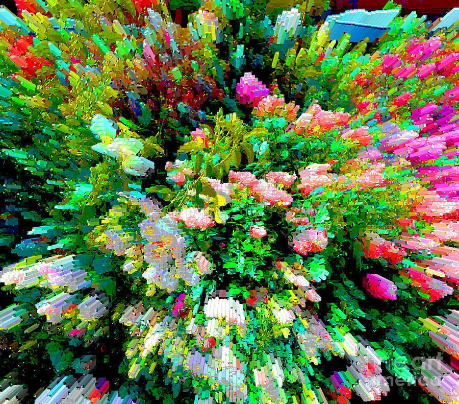 Garden Explosion Digital Art by Alys Caviness-Gober
