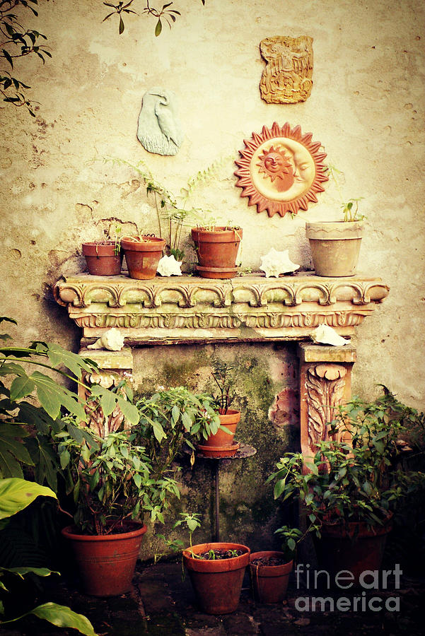 Garden Fireplace Photograph by Valerie Reeves