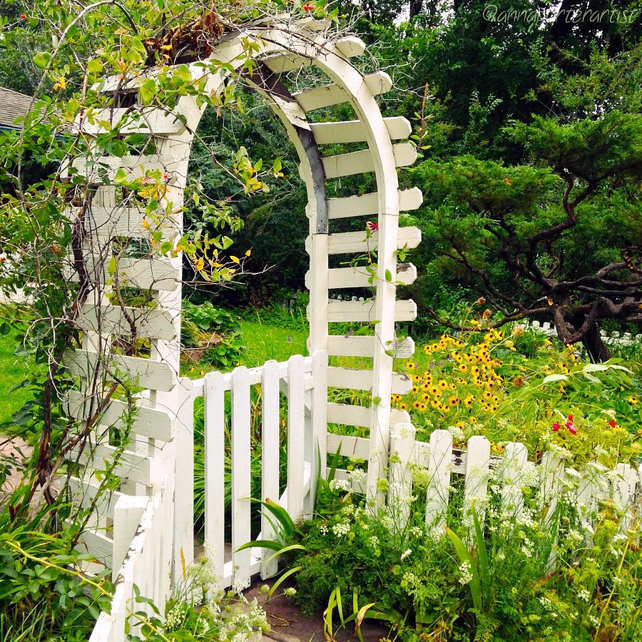 Garden Photograph - Garden Gate  by Anna Porter