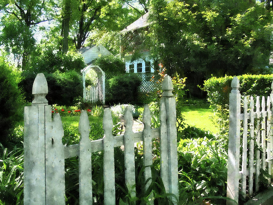 Garden Photograph - Garden Gate by Susan Savad