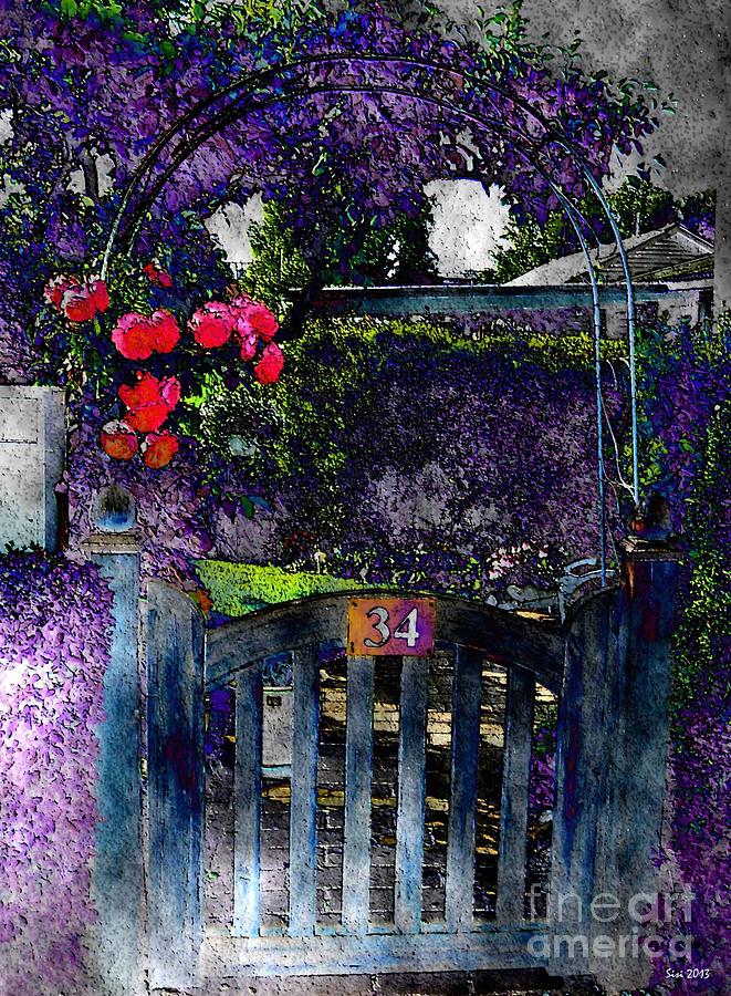 Garden-gate Digital Art by Susanne Baumann