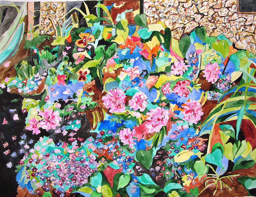 Garden Glory Painting by Esther Newman-Cohen