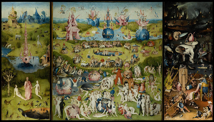 Garden Of Earthly Delights Painting - Garden of Earthly Delights by Hieronymus Bosch