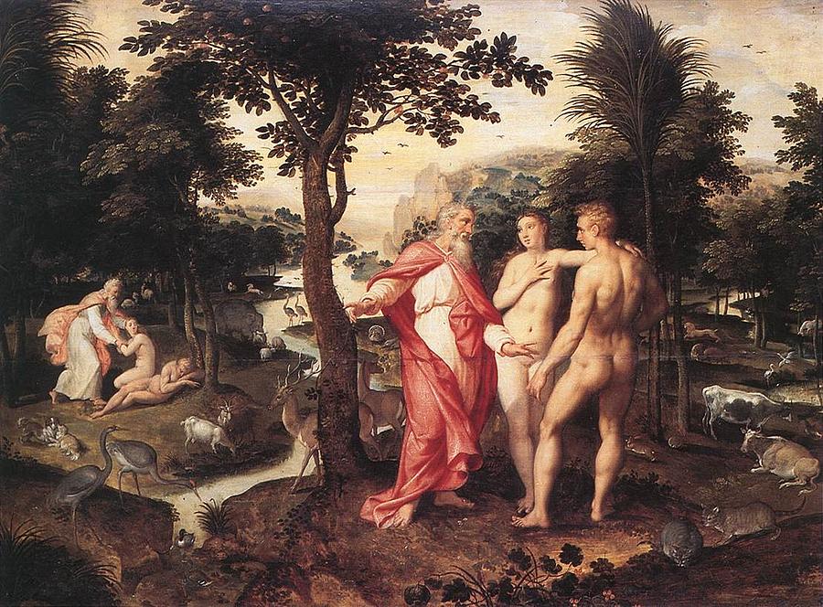 Garden of Eden - Jacob de Backer - c. 1575 Painting by Pam Neilands