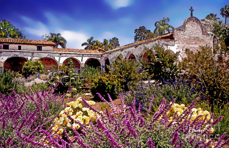 Garden Of Mission San Juan Capistrano Photograph by Linda Parker