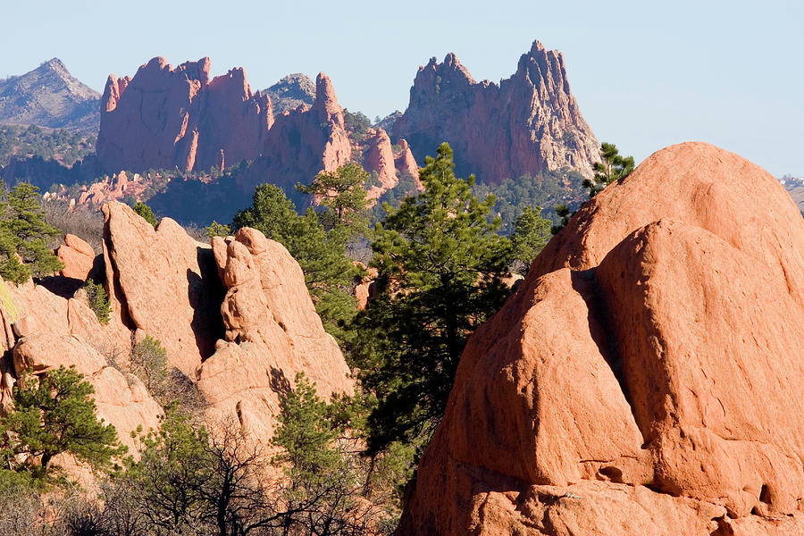 Garden Of The Gods And Red Rocks Open Photograph by Swkrullimaging