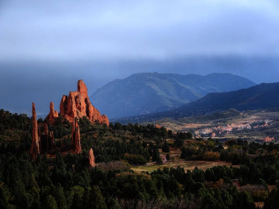 Garden of the Gods Cathedral II Photograph by Lanita Williams
