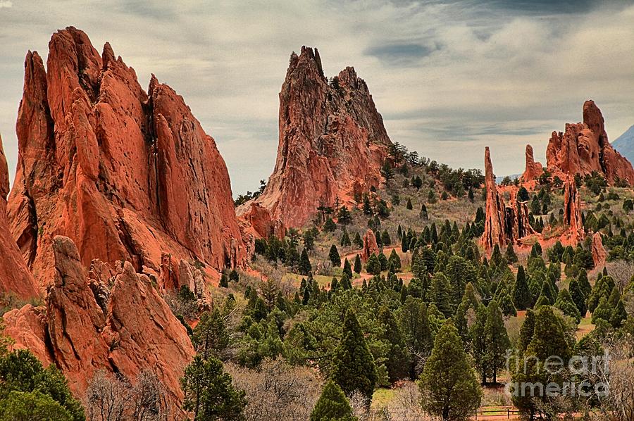 Garden Of The Gods Jagged Peaks Photograph by Adam Jewell