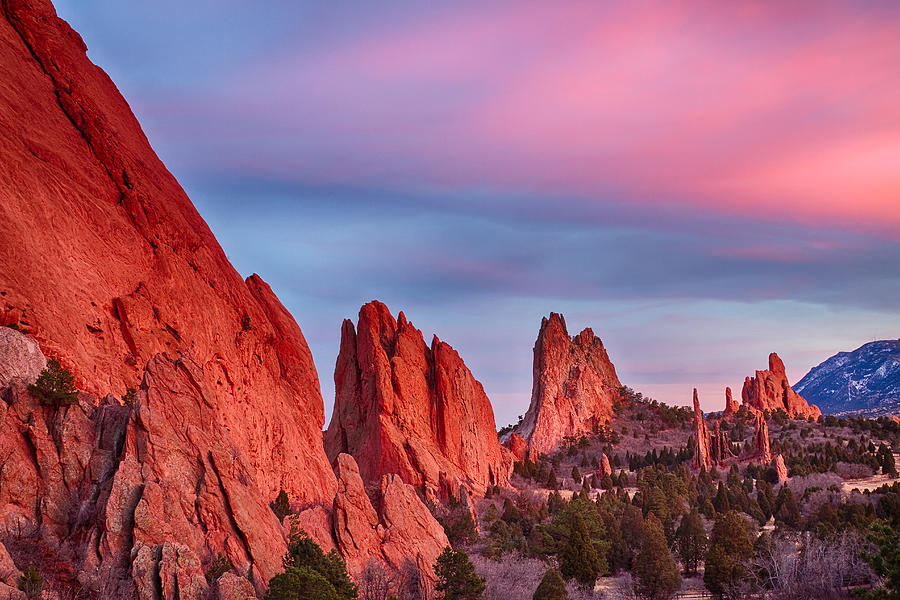 Garden of the Gods Sunset View Photograph by James BO Insogna