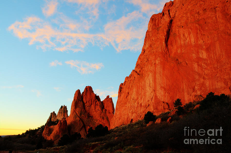 Colorado Springs Photograph - Garden Of The Gods Waiting For The Light by Bob Christopher
