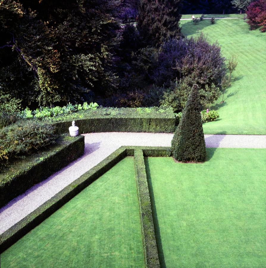 Garden Of Villa Agnelli Photograph by Horst P. Horst