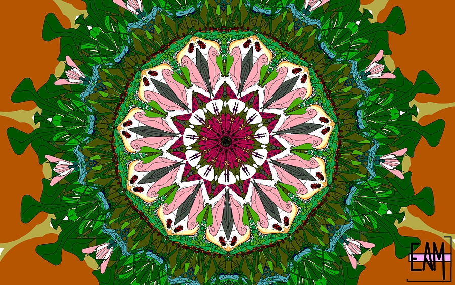 Garden Party #2 Digital Art by Elizabeth McTaggart