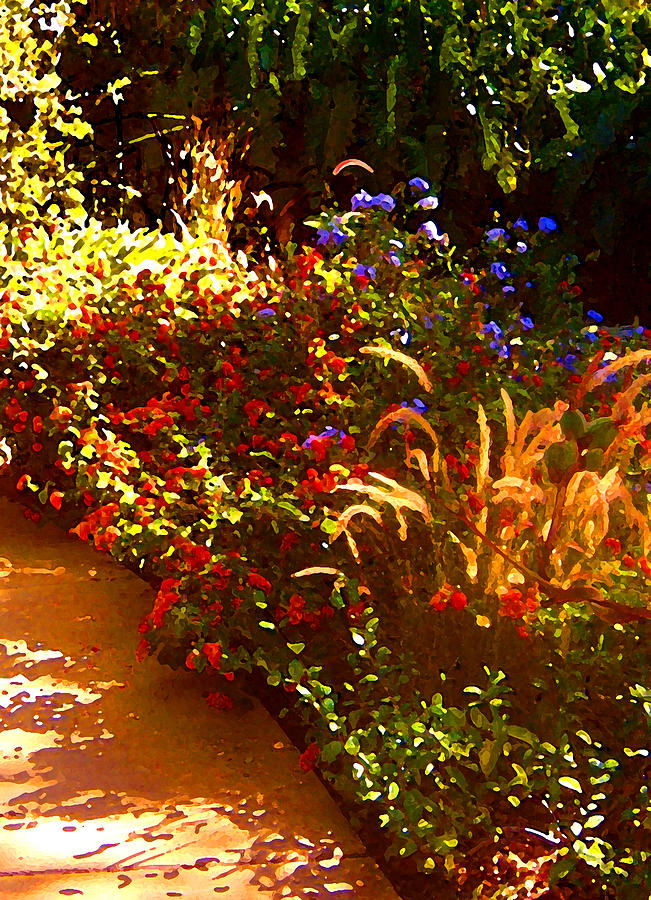 Garden Pathway Painting by Amy Vangsgard
