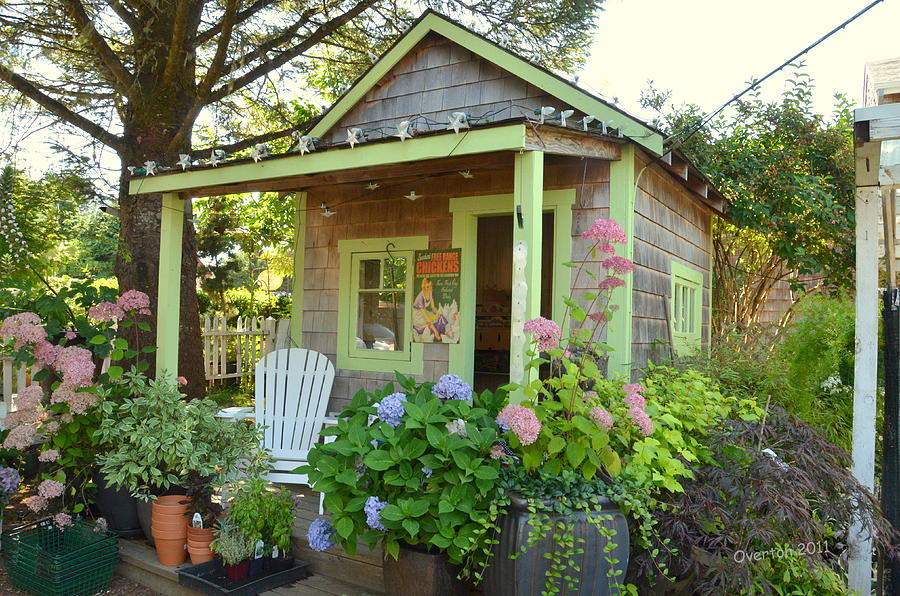 Garden Shed Photograph by Chuck Overton - Fine Art America