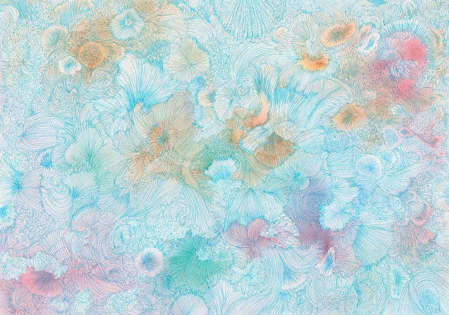 Nature Drawing - Garden - #SS14DW064 by Satomi Sugimoto