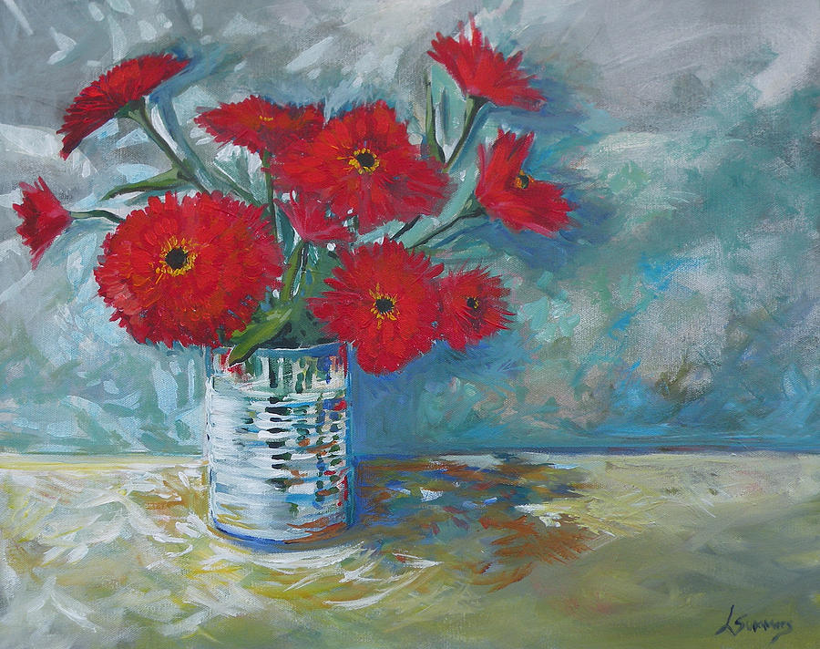 Flower Painting - Garden Treasure by Lynne Summers