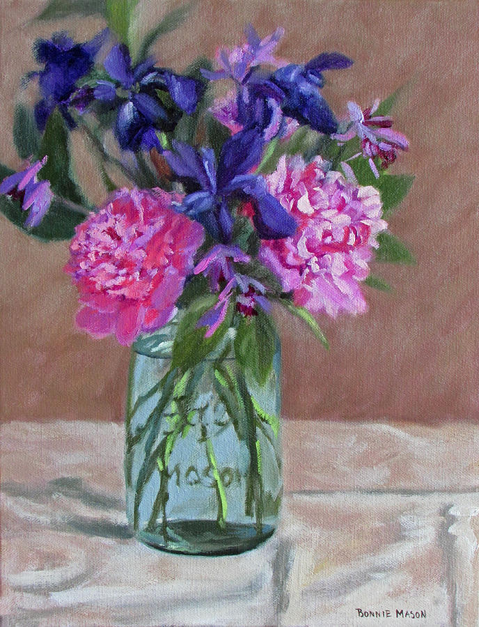 Flower Painting - Garden Variety by Bonnie Mason