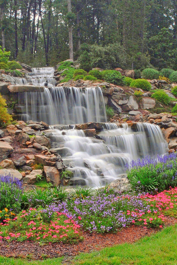Garden Waterfall Photograph by Willie Harper