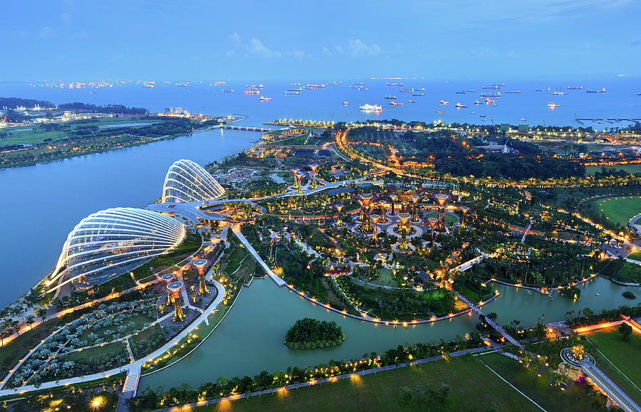 Gardens By The Bay - Full View Photograph by Fiftymm99