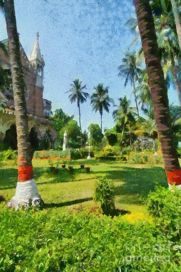 Gardens of Mumbai Painting by George Atsametakis