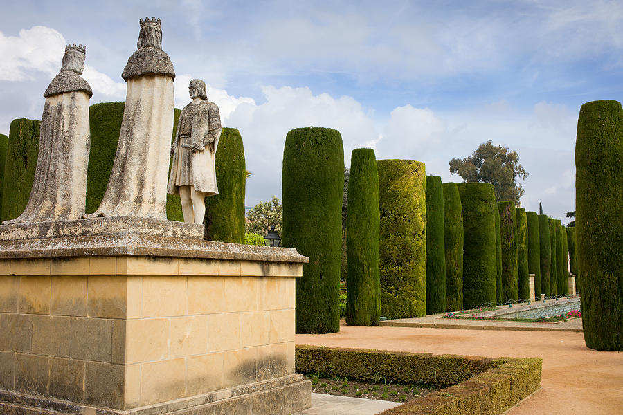Columbus Photograph - Gardens of the Alcazar in Cordoba by Artur Bogacki