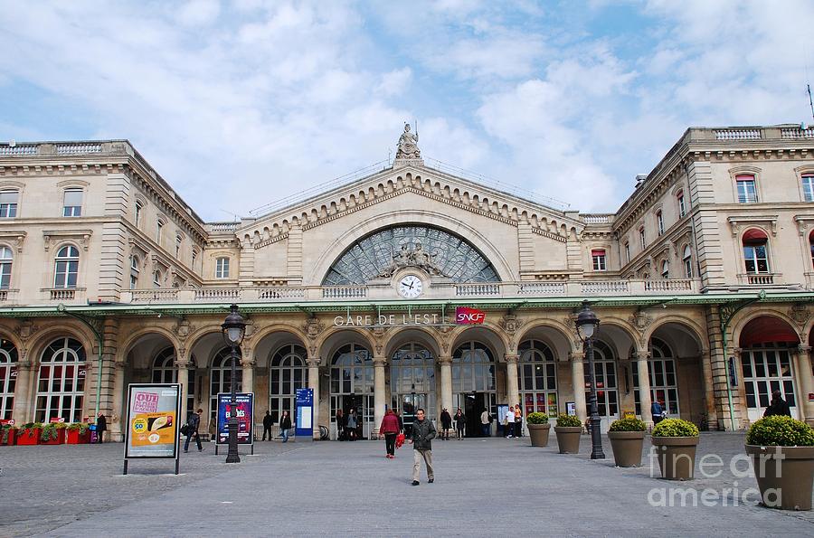 Gare De LEst Paris Photograph by David Fowler