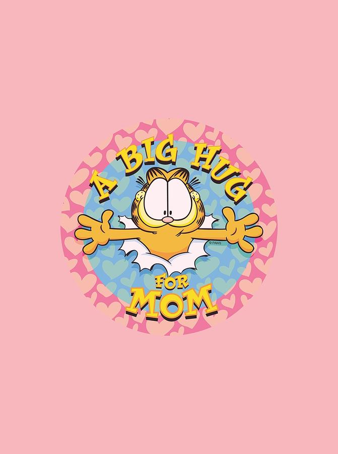 Cat Digital Art - Garfield - A Big Hug For Mom by Brand A