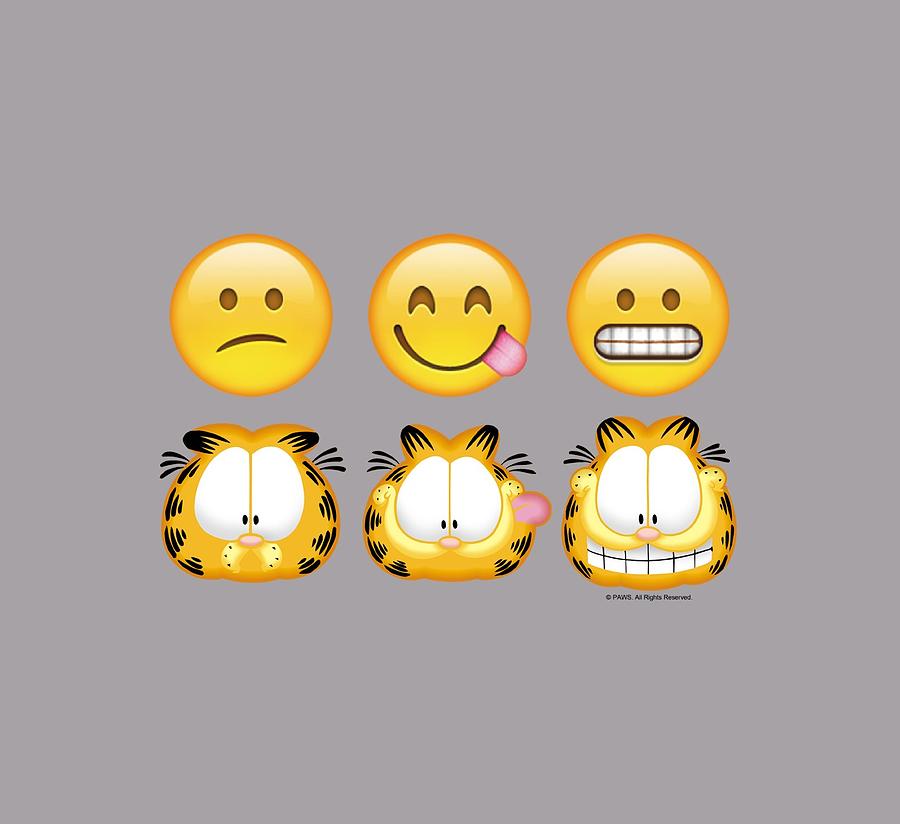 Garfield - Emojis Digital Art by Brand A