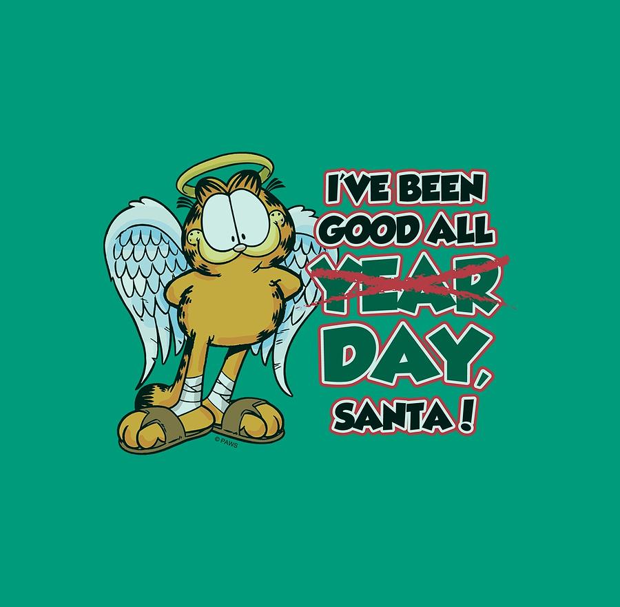 Cat Digital Art - Garfield - Ive Been Good by Brand A