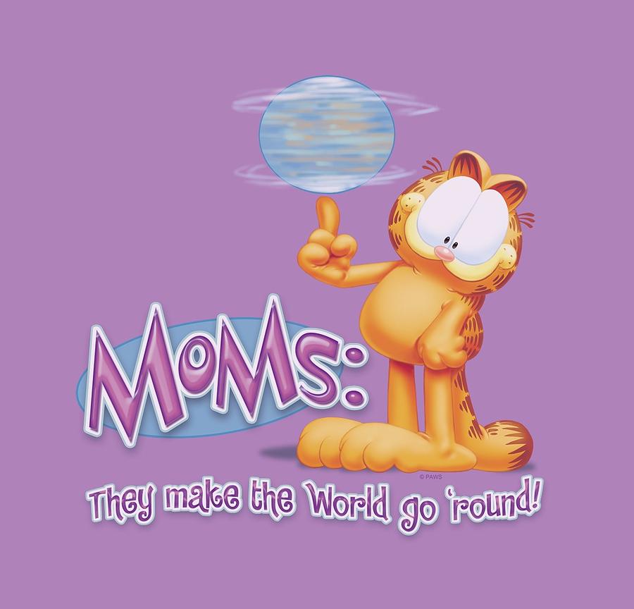 Cat Digital Art - Garfield - Make World Go Around by Brand A