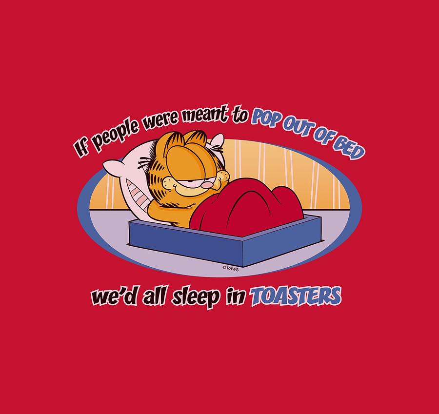 Garfield - Pop Out Of Bed Digital Art by Brand A