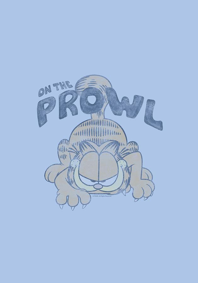 Cat Digital Art - Garfield - Prowl by Brand A