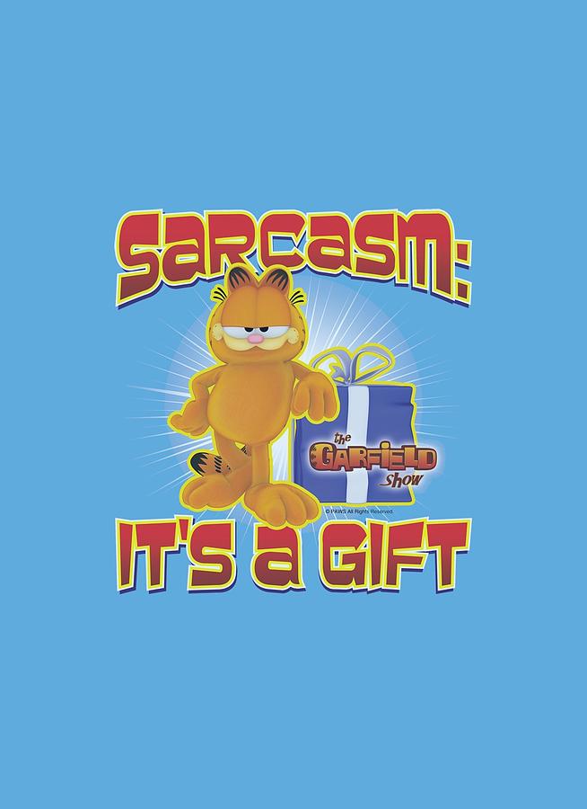Cat Digital Art - Garfield - Sarcasm by Brand A