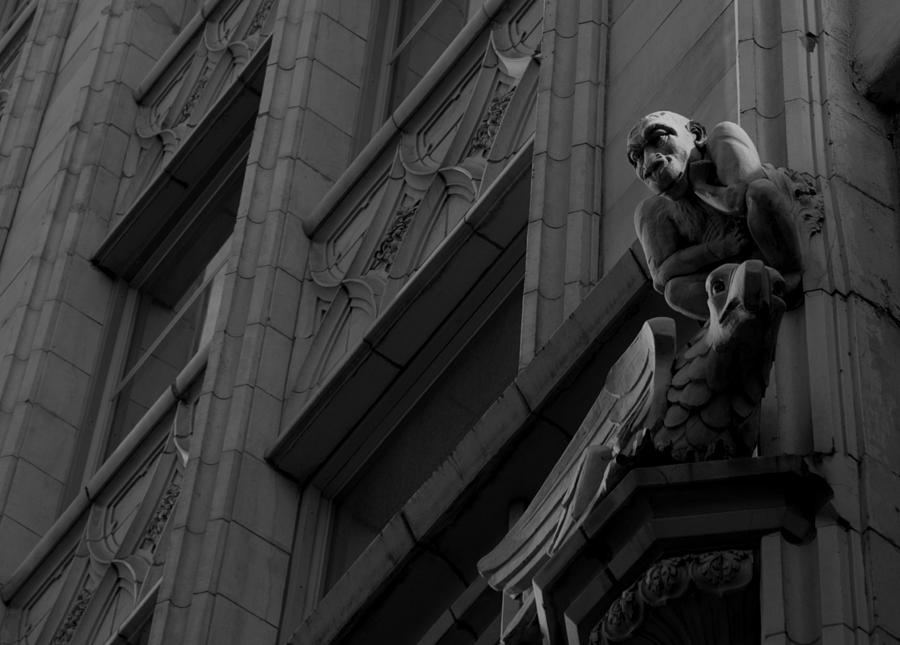 Gargoyle In Spokane Photograph by Stuart Baxter