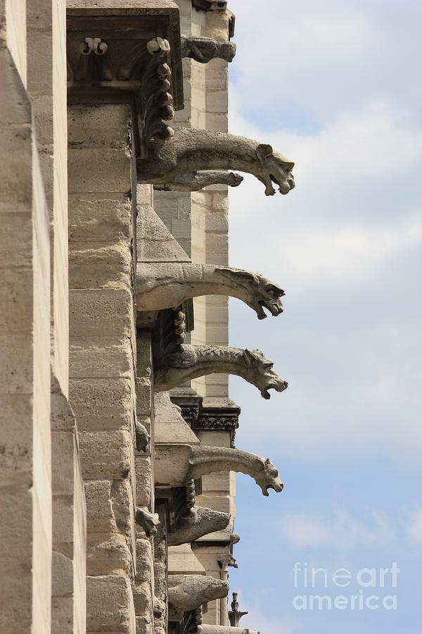 Gargoyles of Notre Dame Photograph by Carol Groenen