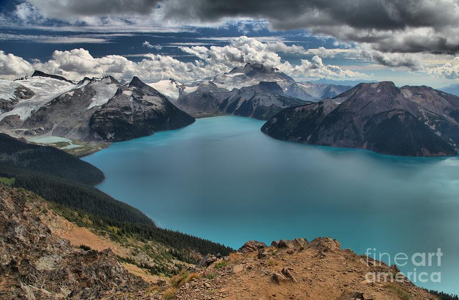 Garibaldi Lake Clouds And Glaciers Photograph by Adam Jewell
