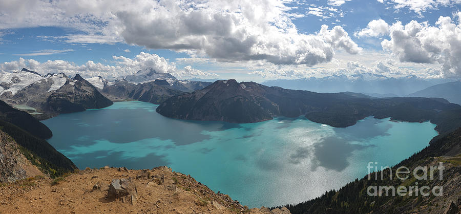 Garibaldi Lake Panorama - Squamish British Columbia Photograph by Adam Jewell