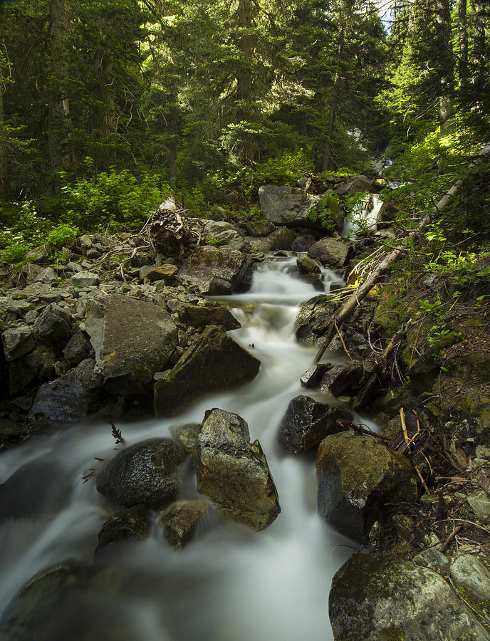 Mountain Photograph - Garibaldi Water by Aaron Bedell
