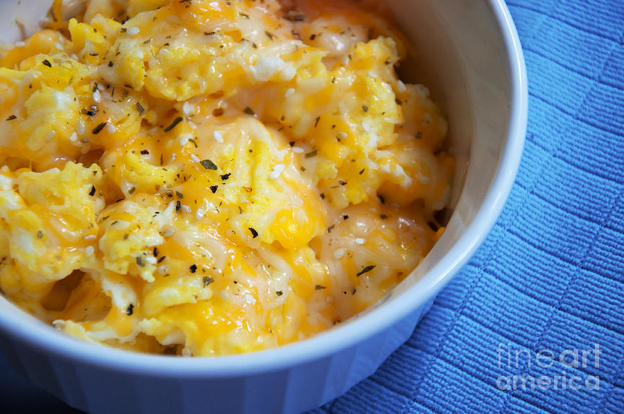 Garlic Cheesy Eggs Photograph by Andee Design Garlic Cheesy Eggs Photograph by Andee Design